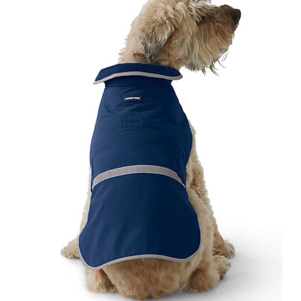 LANDS’ END Dog Solid Squall Jacket